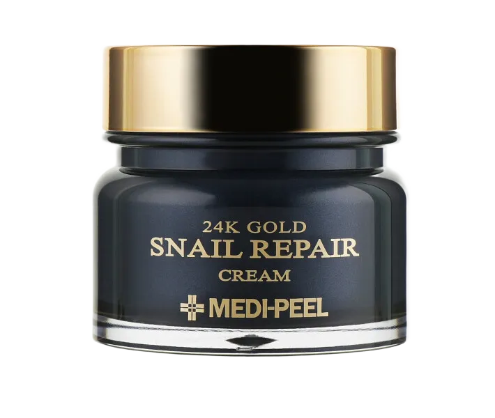 Крем для обличчя з колоїдним золотом та муцином равлики Medi-Peel 24k Gold Snail Repair Cream (50 мл)